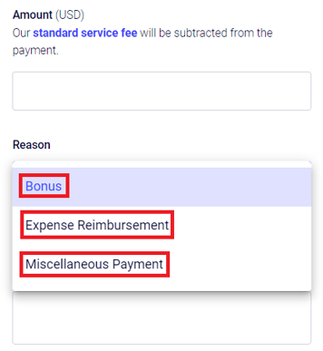 Bonus expense reimbursement misc payment-1